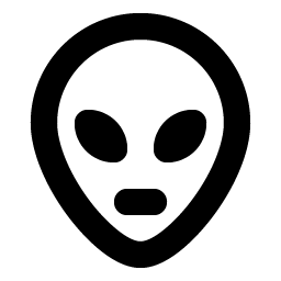 alien bold icon