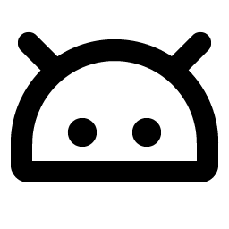 android logo bold icon