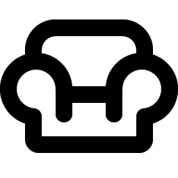 armchair bold icon