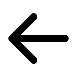 arrow left bold icon