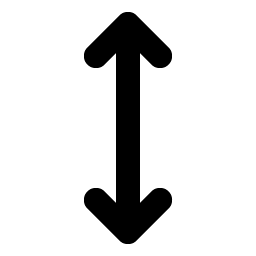 arrows vertical bold icon