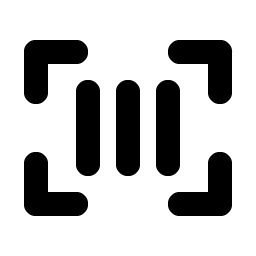 barcode bold icon