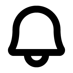 bell bold icon