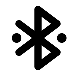 bluetooth connected bold icon