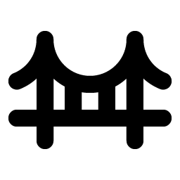 bridge bold icon