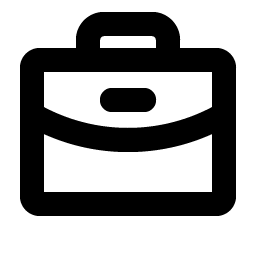 briefcase bold icon