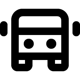 bus bold icon