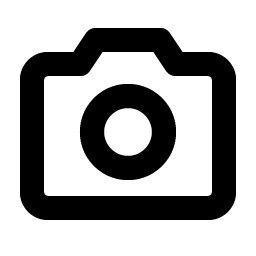 camera bold icon