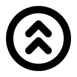 caret circle double up bold icon