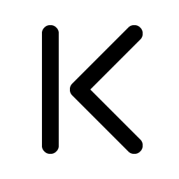 caret line left bold icon