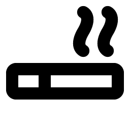 cigarette bold icon
