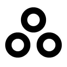 circles three bold icon