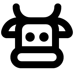 cow bold icon