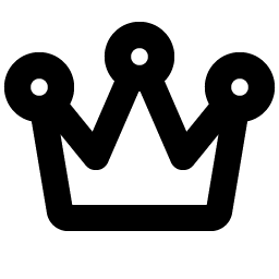 crown bold icon