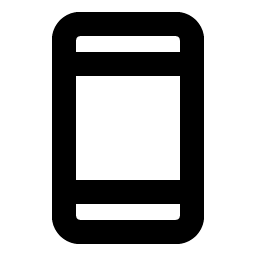 device mobile bold icon