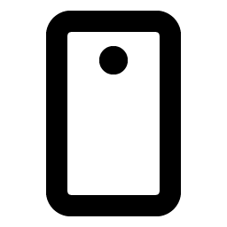 device mobile camera bold icon