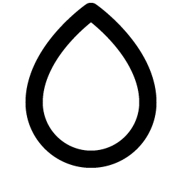 drop simple bold icon