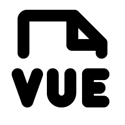 file vue bold icon