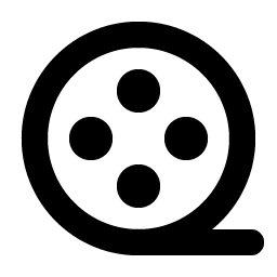 film reel bold icon