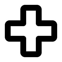 first aid bold icon