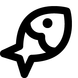 fish bold icon