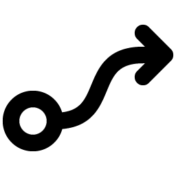 flow arrow bold icon