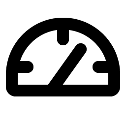 gauge bold icon