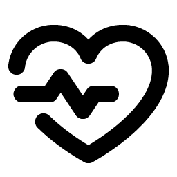 heartbeat bold icon