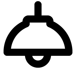 lamp pendant bold icon