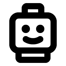 lego smiley bold icon