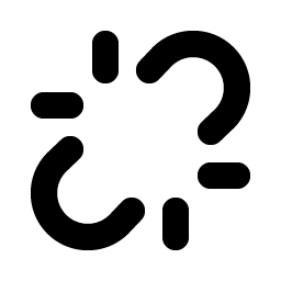 link break bold icon