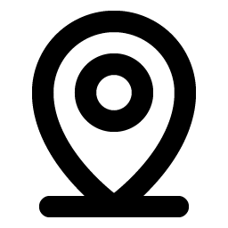 map pin line bold icon
