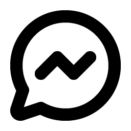 messenger logo bold icon