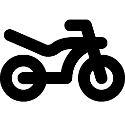 motorcycle bold icon