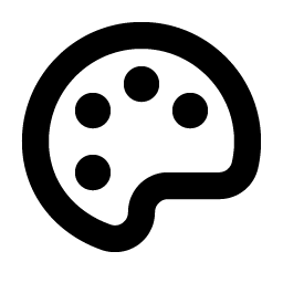 palette bold icon
