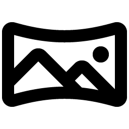 panorama bold icon