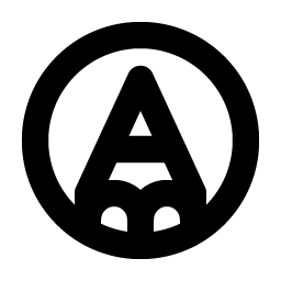 pencil circle bold icon