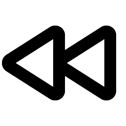 rewind bold icon