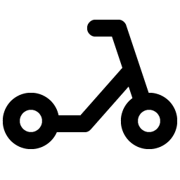 scooter bold icon