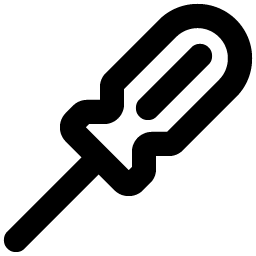 screwdriver bold icon