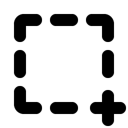 selection plus bold icon