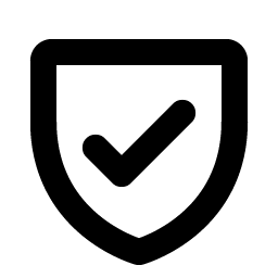 shield check bold icon