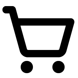 shopping cart simple bold icon