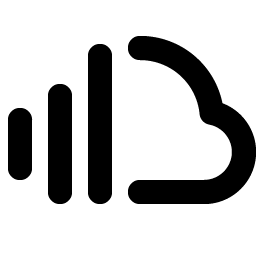 soundcloud logo bold icon