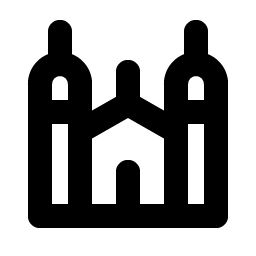 synagogue bold icon