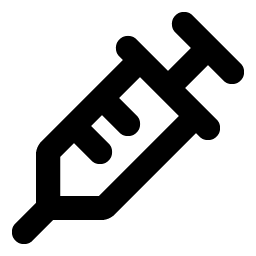 syringe bold icon
