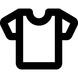 t shirt bold icon