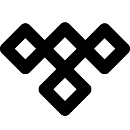 tidal logo bold icon