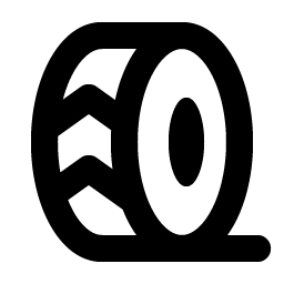 tire bold icon