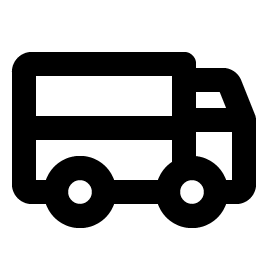 truck bold icon